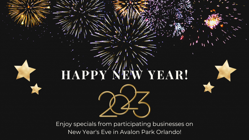 2023 New Year's Eve Specials in Downtown Avalon Park