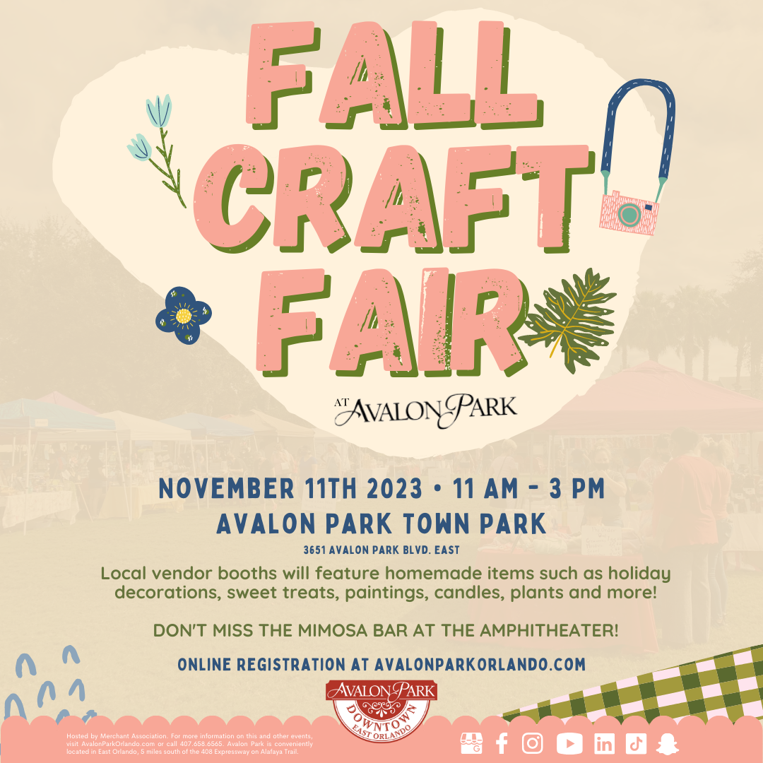 Event Calendar | Avalon Park Orlando Event Calendar | Avalon Park Orlando
